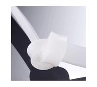 Striscia di gomma siliconica bianca da 1 m rettangolare, guarnizione di tenuta for alte temperature Parti della guarnizione in gomma(5x30mm)