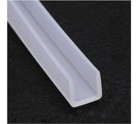 Striscia di gomma spugna, Guarnizione in gomma trasparente for canale in silicone a forma di U, utilizzata in soggiorno e bagno, lunghezza 5 metri, spessore parete 2 mm(16mmx13mm)