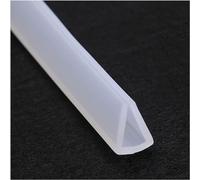 Striscia di gomma spugna, Guarnizione in gomma trasparente for canale in silicone a forma di U, utilizzata in soggiorno e bagno, lunghezza 5 metri, spessore parete 2 mm(12mmx15mm)