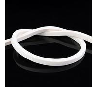 Striscia di gommapiuma in silicone bianco da 1 m - Striscia sigillante in spugna di gomma versatile for porte e finestre, 1 pezzo(3x10mm)