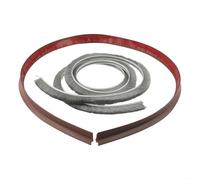 Striscia di guarnizione a spazzola doppia per la parte inferiore della porta, 100 cm, efficace protezione dagli insetti e dal suono (marrone)