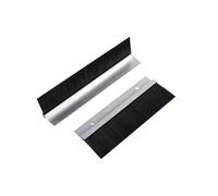 Striscia di guarnizione a spazzola for porta, spazzola for porta, spazzola inferiore a forma di H, base in lega di alluminio, telaio in alluminio argentato, spazzola for casa e industria(30cm)