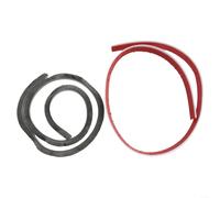 Striscia di guarnizione a spazzola per la parte inferiore della porta, 100 cm, per porte a battente interne ed esterne, doppia guarnizione per riduzione del rumore e protezione dagli insetti (bianco)