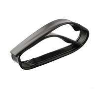 Striscia di guarnizione flessibile in PVC per ridurre il rumore, bloccare gli spifferi d'aria e la penetrazione dell'acqua nelle fessure inferiori della porta (nero)