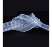 Striscia di guarnizione impermeabile per porta della doccia in gomma siliconica, design Htype con forte resilienza e flessibilità, adatta per vetri da 10 mm o 12 mm (12 mm)