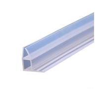 Striscia di guarnizione in gomma per porte dello schermo della doccia, guarnizione di ricambio per fondo in vetro per migliorare la ritenzione idrica e le prestazioni antivento nelle porte del bagno