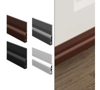 Striscia di guarnizione in silicone per porte con retro sicuro per una protezione efficace contro spifferi e polvere, adatta per più fessure delle porte (grigio)