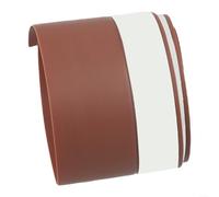 Striscia di guarnizione inferiore per battente della porta in gomma impermeabile, per insonorizzazione, antipolvere e antivento nelle porte (marrone)