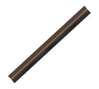 Striscia di guarnizione inferiore per porta a spazzola da 100 cm, anti-insetto, insonorizzata, bianca/nera/marrone/grigia, guarnizioni in TPE, spazzola morbida-marrone
