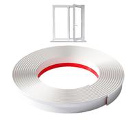 Striscia di guarnizione per finestra, autoadesiva, guarnizione per finestra, striscia per porta, resistente alle intemperie, paraspifferi, tagliabile per porte e fessure in della doccia