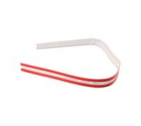 Striscia di guarnizione per porta, 1 m, colore: bianco, per nero e grigio | Blocca l'aria fredda e il vento, materiale in PVC, si adatta a porte standard, riduce le bollette energetiche