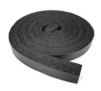 Striscia di guarnizione per porta, 2,5 x 2,5 cm, non adesiva, ad alta resilienza, nastro isolante AC, resistente alle intemperie, riduce il rumore, riempitivo per spazi vuoti, nastro isolante in