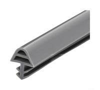 Striscia di guarnizione per porte in legno, 5 m, efficace nel blocco del rumore e tenuta resistente alle intemperie, con gomma siliconica (R)