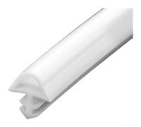 Striscia di guarnizione per porte in legno, 5 metri, resistente alle intemperie e isolamento acustico, con gomma siliconica, per sigillare fessure delle porte da 2 mm a 5 mm (Q)