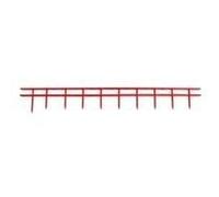 Striscia di legame GBC/pettine di rilegatura SureBind, Din A4, 25 mm, Red 10 Combs, da PVC, capacità di legame: max. 250 fogli NEW