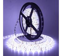 Striscia di luce flessibile a LED da 5 m, 300 unità, 5630 LED, impermeabile, IP65 DC12V, 60 W, nastro a LED, bianco freddo, 6000-6500 K (impermeabile, bianco freddo)
