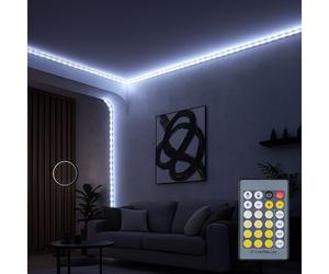 Striscia Di Luce LED Con Dimmer E Telecomando Luce Ambientale CCT L 300 Cm [EEK: Inaditato]