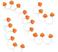 Striscia di luci a LED a forma di cuore di San Valentino, decorazione tenera con clip per foto a rosa, alimentata a batteria, adatta per feste e matrimoni, 1,8 m, 40 luci