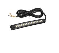 Striscia Di Luci Di Stop E Indicatori Di Direzione Universali A 17 LED Per Moto Luce Di Stop Posteriore Luce Targa Luci Freno(Color-02,A)