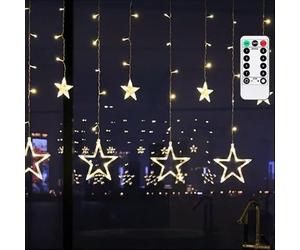 Striscia di luci LED collegabili a bassa tensione, 3 m + 3 m * 0,6 m, bianco caldo, ideale per decorare eventi e ambienti accoglienti.