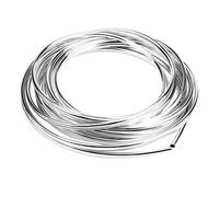 Striscia di modanatura per auto con profilo a U 1 * 6M-bordo cromato-KIMISS Protezione parafango per portiere per auto, nuovissimo Copricerchio per modanature per bordi per portiere per auto Pro