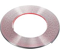 Striscia di modanatura per lo styling dell'automobile, 5 mm x 3 m, autoadesiva, con dettagli cromati, per auto, furgoni, camion, pickup barca