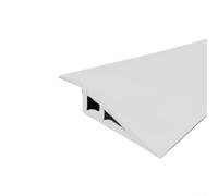 Striscia di plastica per pavimenti, 1 metro, per moquette e pavimenti sottili, striscia di transizione flessibile in PVC, bordatura per pavimenti in laminato e legno (5 cm)