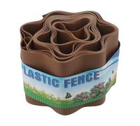 Striscia di plastica resistente alle intemperie per bordi del giardino, fornisce un efficace controllo dell'erba e una chiara separazione tra prato e aiuole (15 cm x 9 m)