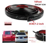 Striscia di protezione 10 piedi nera modanatura porta auto lato portellone decor