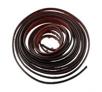 Striscia di protezione da parete pratica ed elegante in PVC YinYang con processo di installazione facile e casi d'uso flessibili (nero)