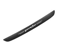 Striscia di Protezione Paraurti Posteriore in Fibra di Carbonio AntiGraffio Adesivi per Battitacco del Bagagliaio dell'auto per Fi-at Panda Tuning Accesorios,Black