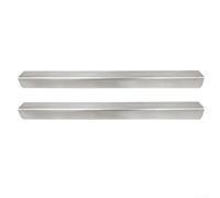 Striscia di protezione per cassetti da cucina, 43,2 cm, colore: argento | Acciaio inossidabile 304, lunghezza 28 cm, confezione da 2, anti-, durata per tutta la vita
