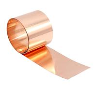 Striscia di rame da 1 metro - Lamine di rame sottili con spessore 0,02-0,5 mm for la messa a terra - Rotolo conduttivo for progetti fai da te domestici(0.5x30mm)