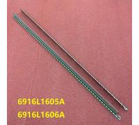 Striscia di retroilluminazione a LED Compatibile con modelli TV 55LB8700 55LB860V 55LB870V 55 V14 Art9 R L Tipo HS6413 2C 6916L1605A 6916L1606A LC550EUH F1 Parte di sostituzione F1(Kit 2pcs For 1 TV)