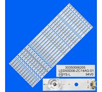 Striscia di retroilluminazione a LED per 50LEX-5027/FT2C LT-50C550 50E3500A PLDED5068A-E A1508 LE50U6500TF 50LFN59C MTV-5031LTA2 RB-50d5FT2C