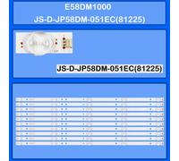 Striscia di retroilluminazione a LED per K58DLJ10US K58DLJ12US K58DLJ10VS AX58LEDJ203/0216 SN58LEDJ203/0216 CELED58419B7 E58DM1000 AX58LEDJ203