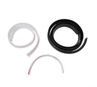 Striscia di ritenzione della barriera dell'acqua della doccia in silicone, striscia di tenuta flessibile per uso bagno, mantiene l'acqua contenuta nelle aree soglie della doccia senza riccioli (blu