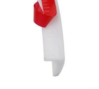 Striscia di ritenzione idrica del bagno in silicone, guarnizione flessibile per soglie della doccia, separa le aree asciutte e bagnate per evitare perdite d'acqua (bianco, 50 cm)