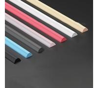 Striscia di ritenzione idrica in silicone per bagno, barriera flessibile per soglie della doccia per mantenere l'acqua contenuta e separare le zone del bagno asciutte e bagnate (trasparente 100 cm)