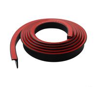 Striscia di ritenzione idrica in silicone per bagno, guarnizione efficace per docce e gestione delle aree umide (nero, 300 cm)