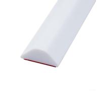Striscia di ritenzione idrica per bagno e cucina, efficace guarnizione in silicone per aree di asciugatura (bianco, 50 cm)