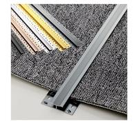 Striscia di rivestimento per bordi in lega di alluminio, strisce di giunzione multifunzione per coprire spazi vuoti e rampa per bordi, strisce di transizione per pavimenti da moquette a piastrelle