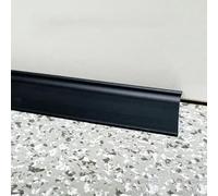 Striscia di sigillante in PVC lunga 3 m, 6 x 30 mm, flessibile, autoadesiva, impermeabile, for cucina, bagno, vasca da bagno, WC, parete e pavimento(Black)