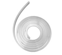 Striscia di silicone bianco quadrato da 1 m, spessa 4-30 mm, guarnizione antiolio in gomma, striscia di tenuta in gomma piena, 1 pezz0(5x15mm)