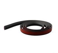 Striscia di silicone per barriera contro le inondazioni del bagno, diga d'acqua automatica per docce senza ricci e ambienti umidi, guarnizione flessibile per soglie (nero, 200 cm)