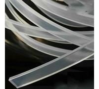 Striscia di silicone solido, barra piatta, guarnizione per scatola luminosa 2 3 4 5 6 7 8 10 12 x 6 8 9 10 12 14 15 18 20 30 40 50 mm 1 m Trasparente-Trasparente-3,0 mm-I-20 mm