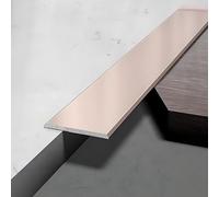 Striscia di Soglia 3 * 90cm, Striscia Divisoria Piatta Per Pavimenti, Striscia Di Transizione Per Pavimenti In Alluminio(Pink,1.2cm/0.4in)