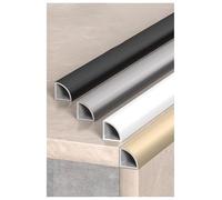 Striscia Di Soglia for Porta Transizione Da Pavimento In Alluminio, Tra, for Barre, Assi Piastrelle E Laminato(Black,0.59in/1.5cm)