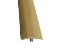 Striscia di soglia in ottone massiccio, profilo a T, bordo regolabile per vinile, legno e moquette, copertura del giunto del pavimento/striscia di collegamento per aperture delle porte, striscia di