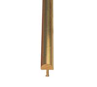 Striscia di soglia in ottone massiccio, profilo a T, bordo regolabile per vinile, legno e moquette, copertura del giunto del pavimento/striscia di collegamento per aperture delle porte, striscia di